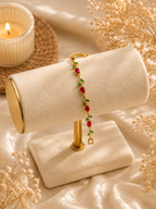 Evaraa Ruby Vine Bracelet