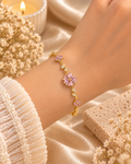 Evaraa Blush Blossom Bracelet